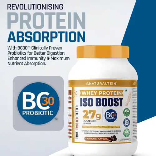 100% Natural Whey Protein ISO BOOST