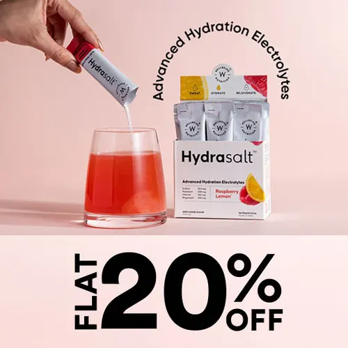 Prep well for peak summers with Hydrasalt: FLAT 20% OFF