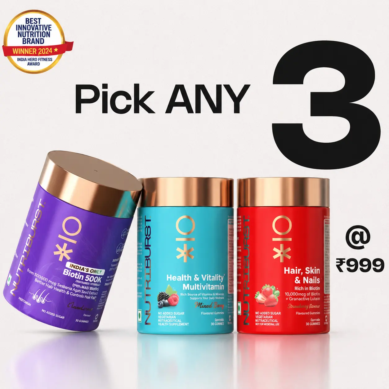 Pick ANY 3 @ ₹999!